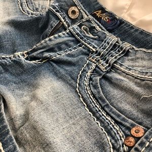 Cute Stitched Jean Shorts